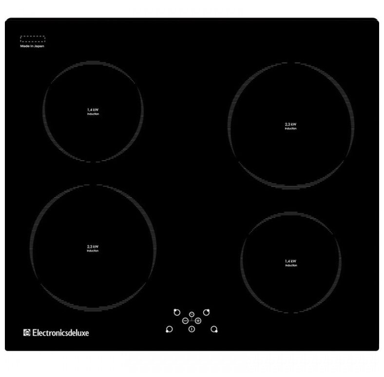 Варочная панель индукционная Electronicsdeluxe 595204.01эви, черный