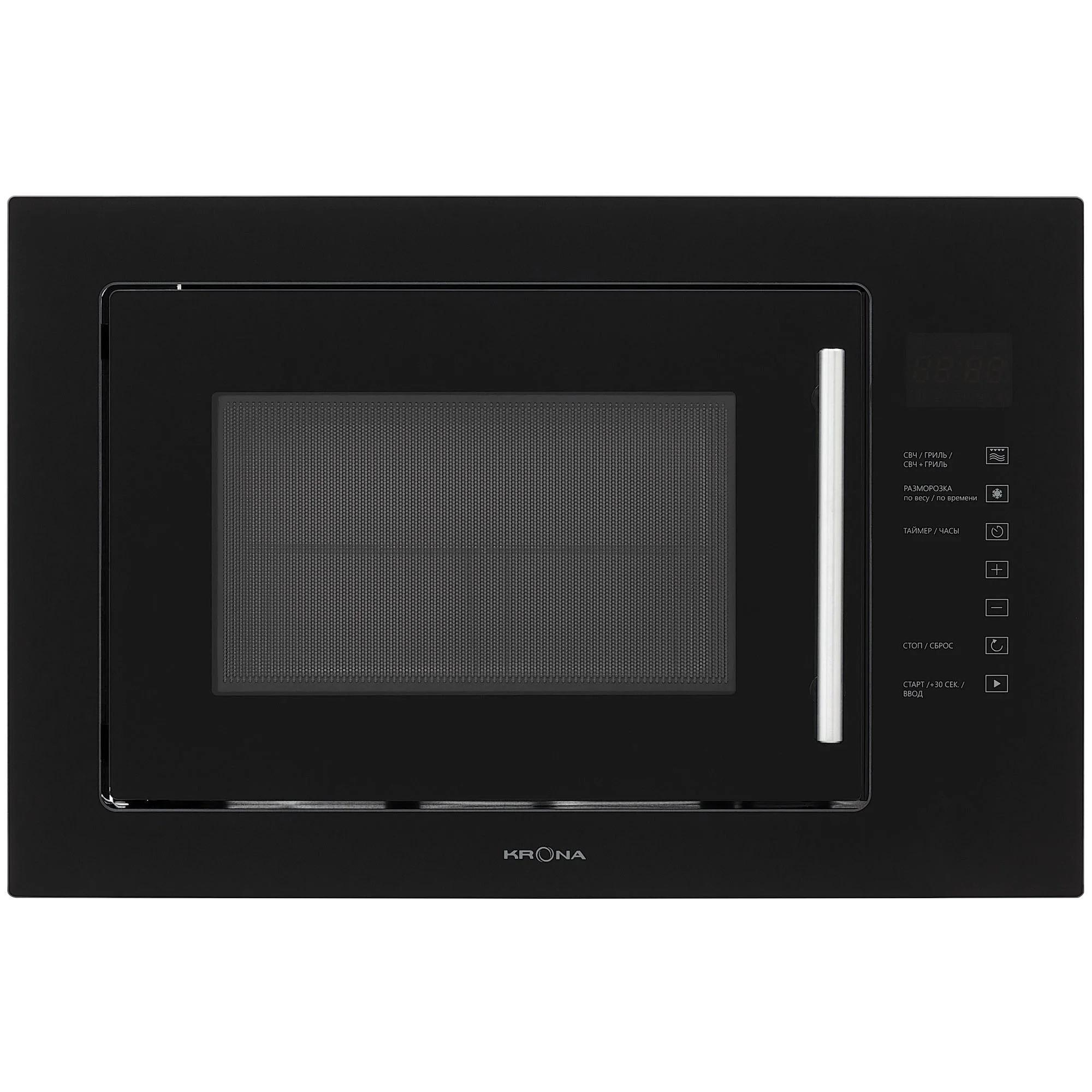 Микроволновая печь встраиваемая KRONA RIFLESSO 60 BL V2, черный