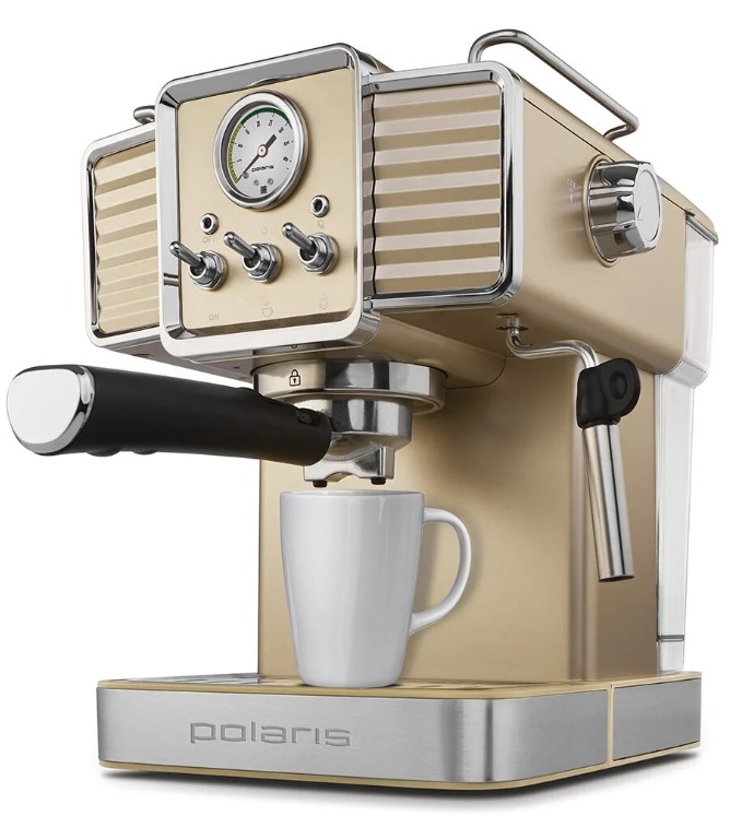 Кофеварка рожковая Polaris PCM 1538E Adore Crema