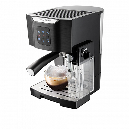Кофеварка рожковая REDMOND RCM-1511 черный/серебристый
