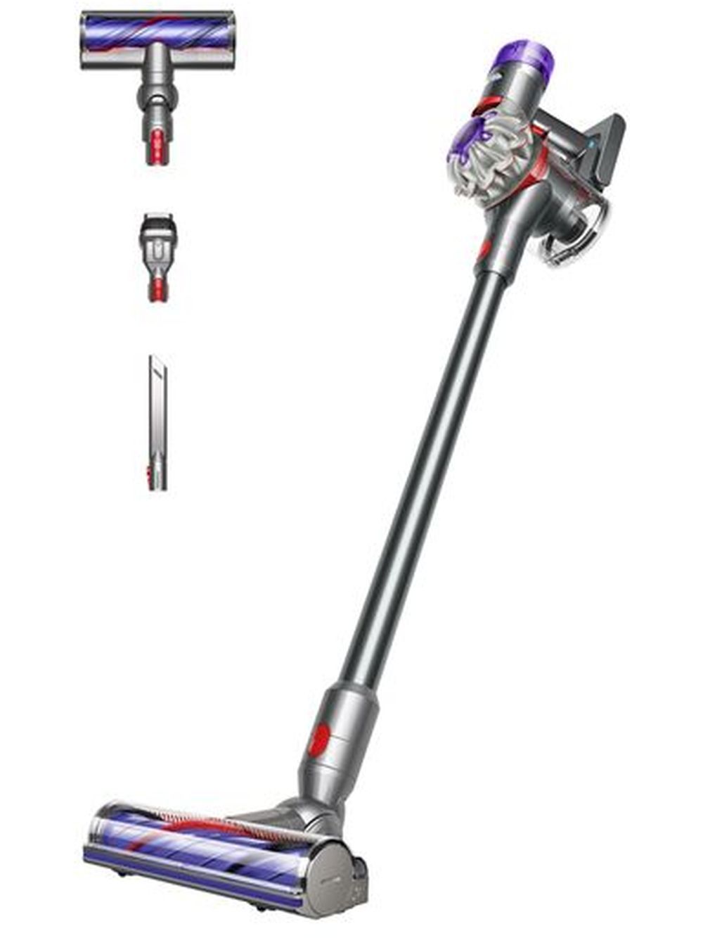 Вертикальный пылесос Dyson V8 Advanced 492636-01, серебристый