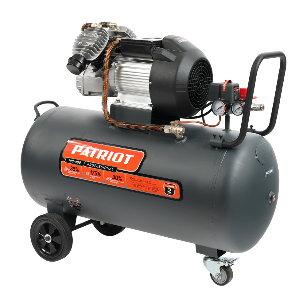 Компрессор масляный PATRIOT Professional 100-400, 100 л