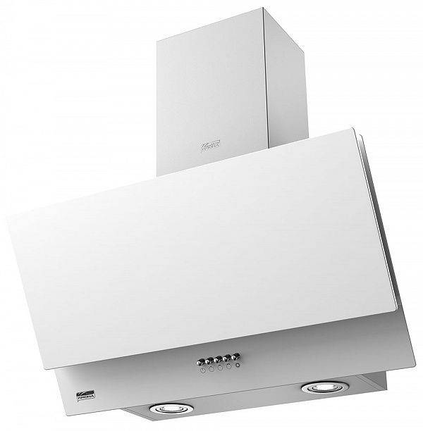Вытяжка наклонная Krona Olly 600 white PB, белый