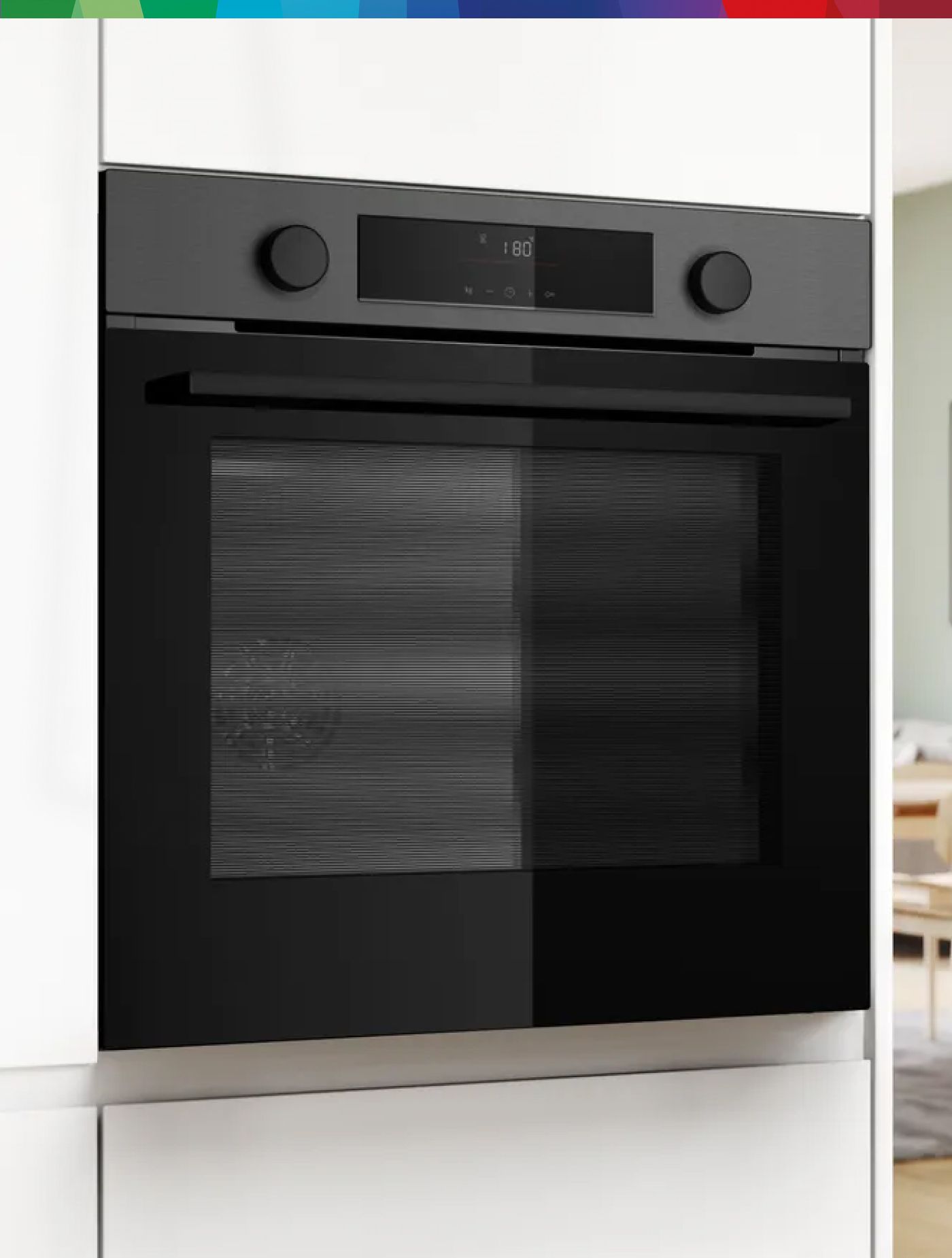 Духовой шкаф электрический Bosch HUA736EG0T, черная нержавеющая сталь