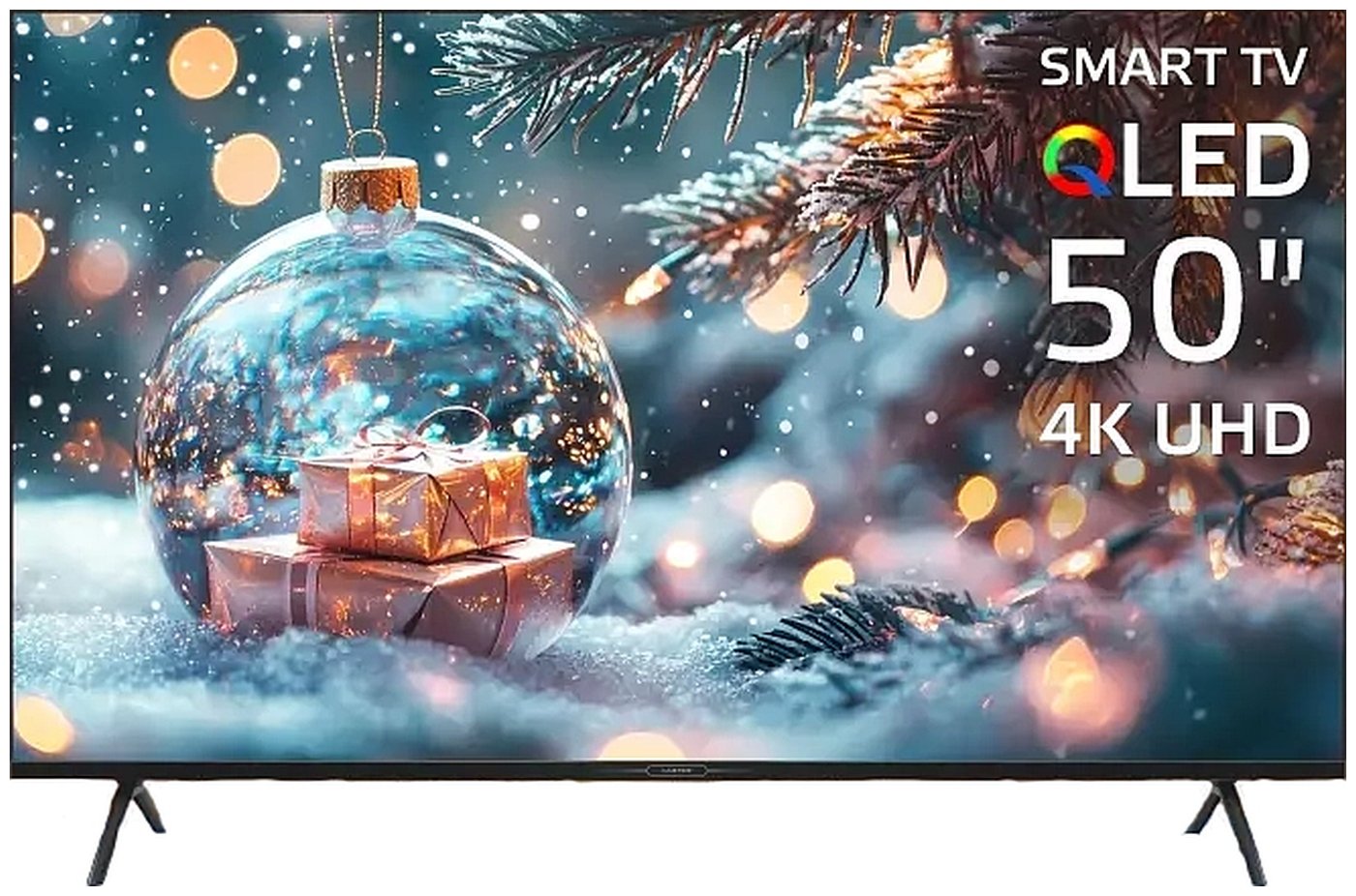 Телевизор HARPER 50Q880TS, черный