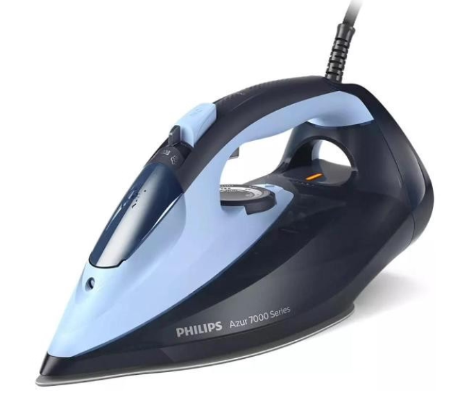 Утюг паровой Philips Azur 7000 Series DST7041/20, голубой/темно-синий