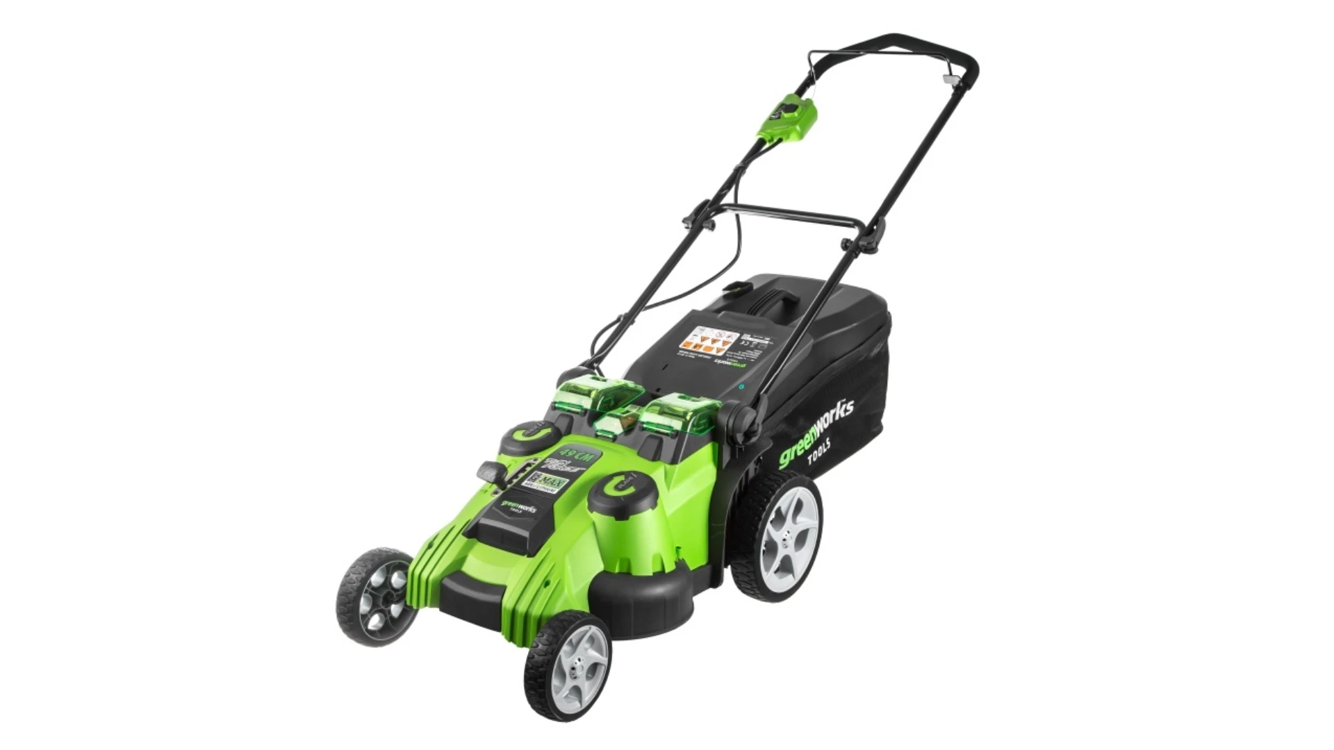 Газонокосилка аккумуляторная GreenWorks G40LM49DB, арт. 2500207 (без АКБ и ЗУ)