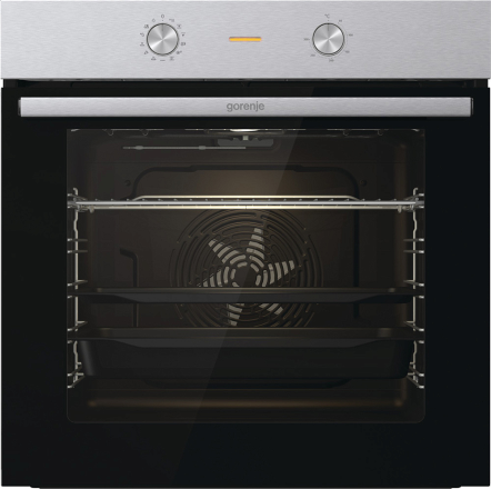 Духовой шкаф электрический Gorenje BO6717E03X, нержавеющая сталь/черный