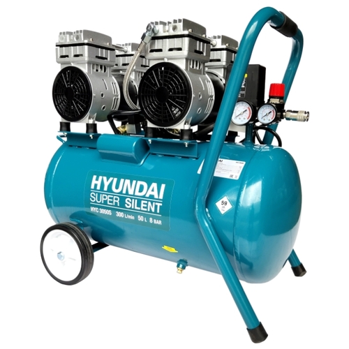 Компрессор масляный Hyundai HYC 3050S, 50 л, 2 кВт
