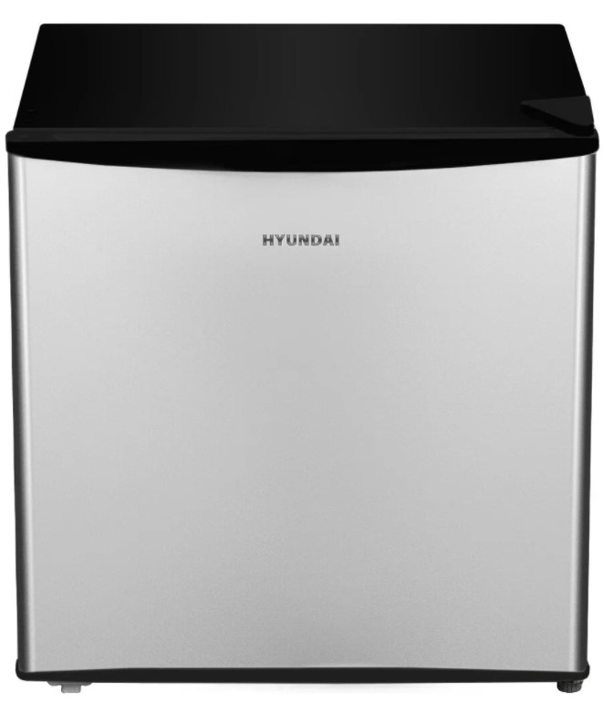 Холодильник Hyundai CO0502 серебристый/черный (однокамерный)