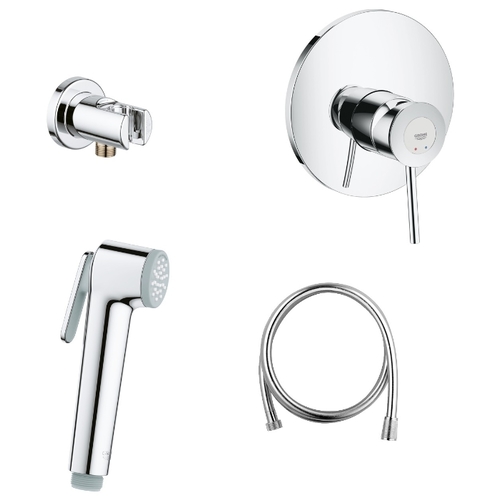 Однорычажный смеситель для биде Grohe BauClassic 124901