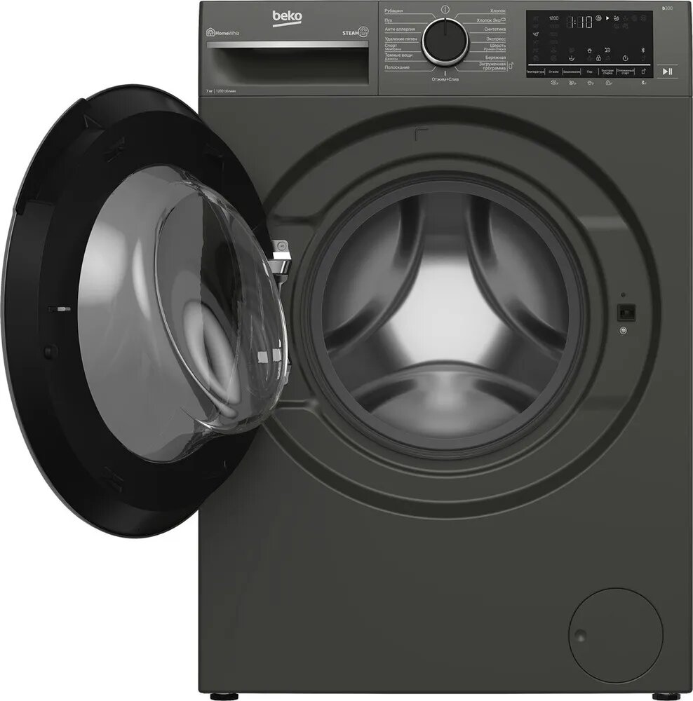 Стиральная машина Beko B3WFR572AB, антрацит