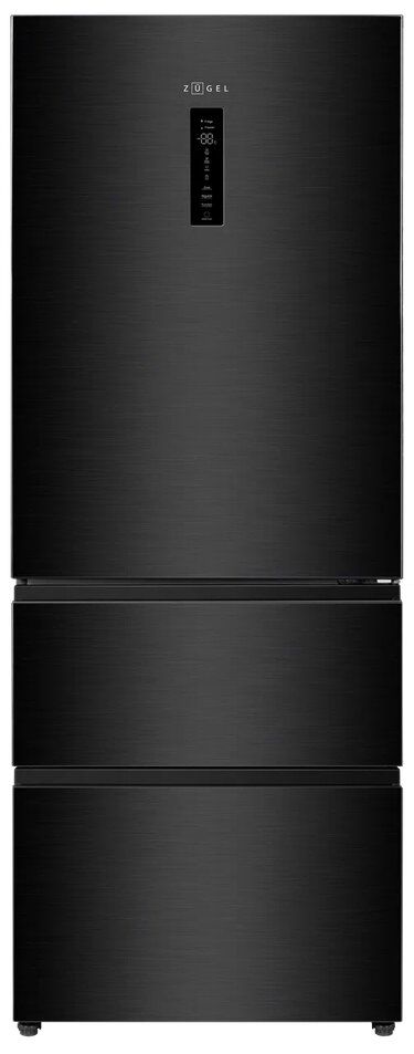 Холодильник ZUGEL ZRFD201B, черный