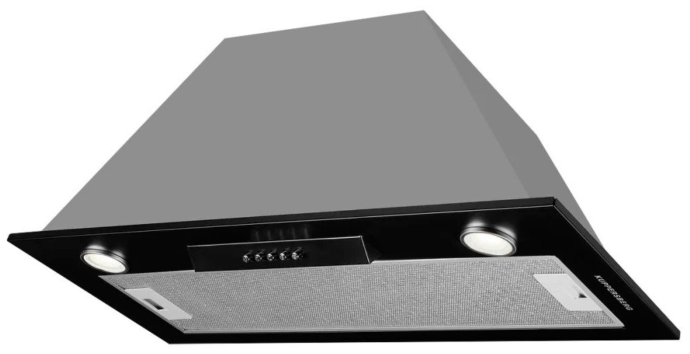 Вытяжка встраиваемая Kuppersberg Inlinea 70 BX, черный/нержавеющая сталь