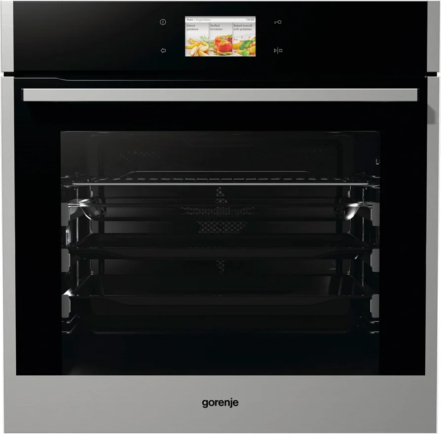Духовой шкаф электрический Gorenje BOP799S51X, нержавеющая сталь/черный