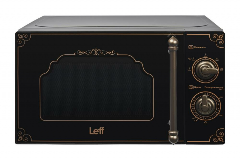 Микроволновая печь LEFF 20L SOLO BLACK 20MM729B 700W