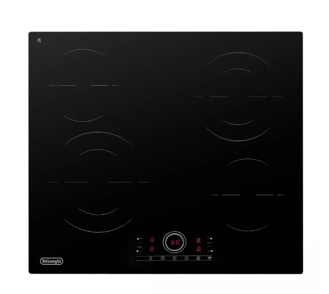 Варочная панель электрическая DeLonghi VITTORIO 2E1F CR, черный