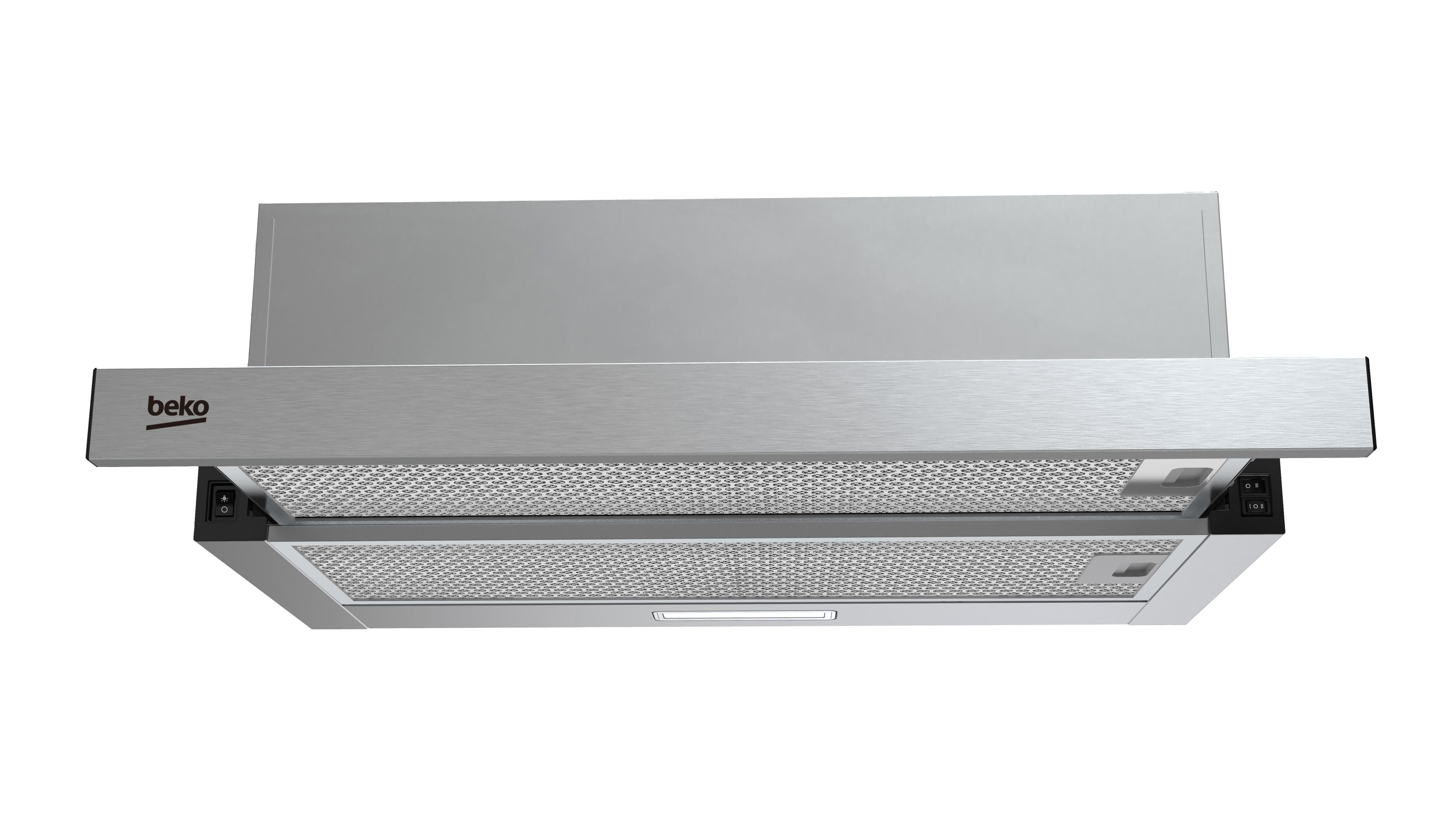 Вытяжка встраиваемая Beko BHNT613R4CX, нержавеющая сталь