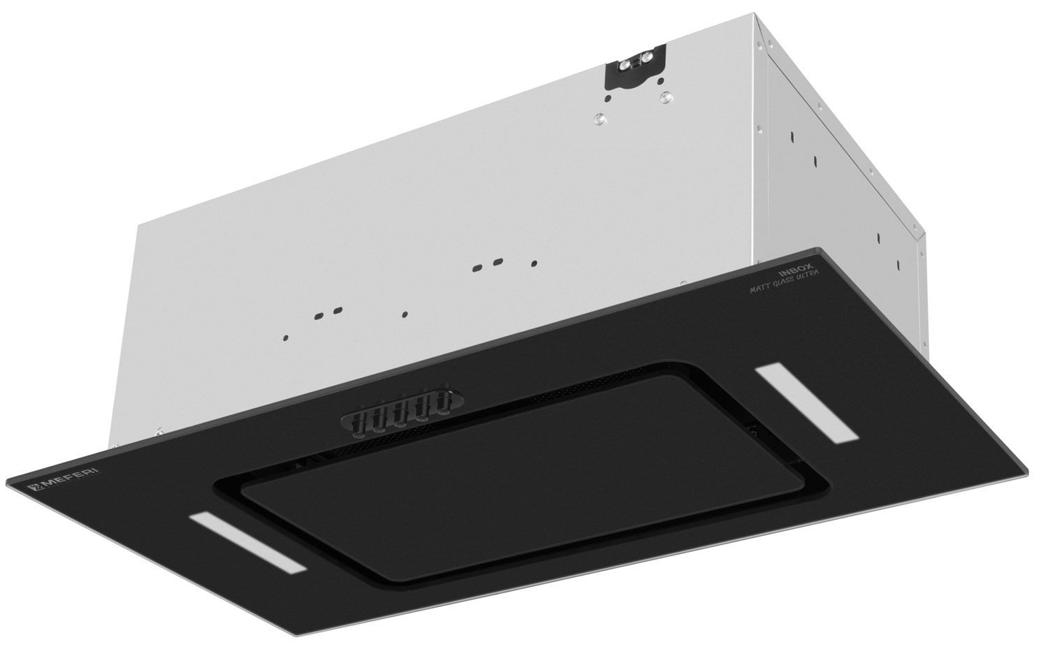 Вытяжка встраиваемая Meferi INBOX60BK GLASS ULTRA, черный