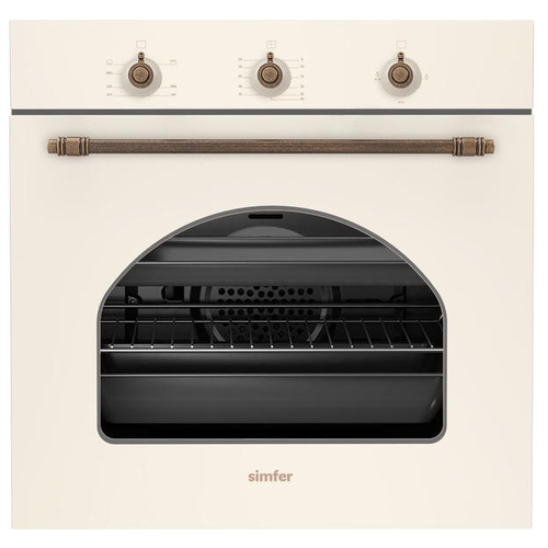 Духовой шкаф газовый Simfer B6GO12017, бежевый