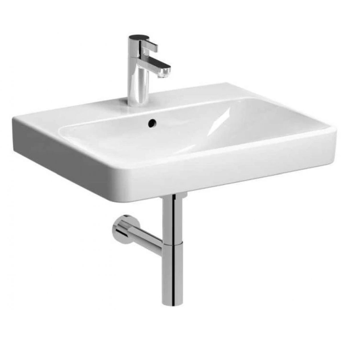 Раковина подвесная Geberit Smyle Square 500.256.01.1, белый