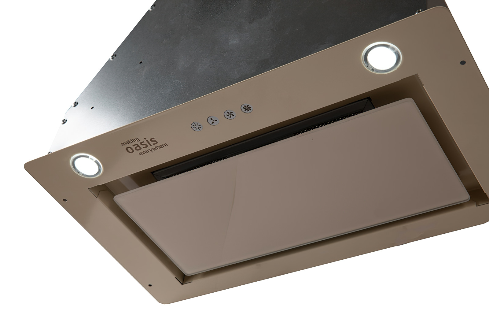 Вытяжка встраиваемая Oasis UM-50IG, бежевый