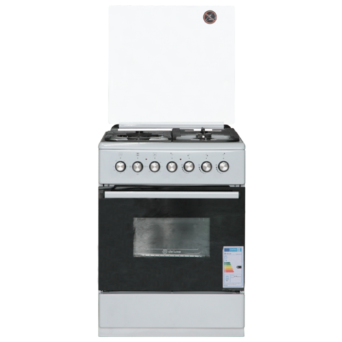 Плита комбинированная De Luxe 606031.00ГЭ 001, белый