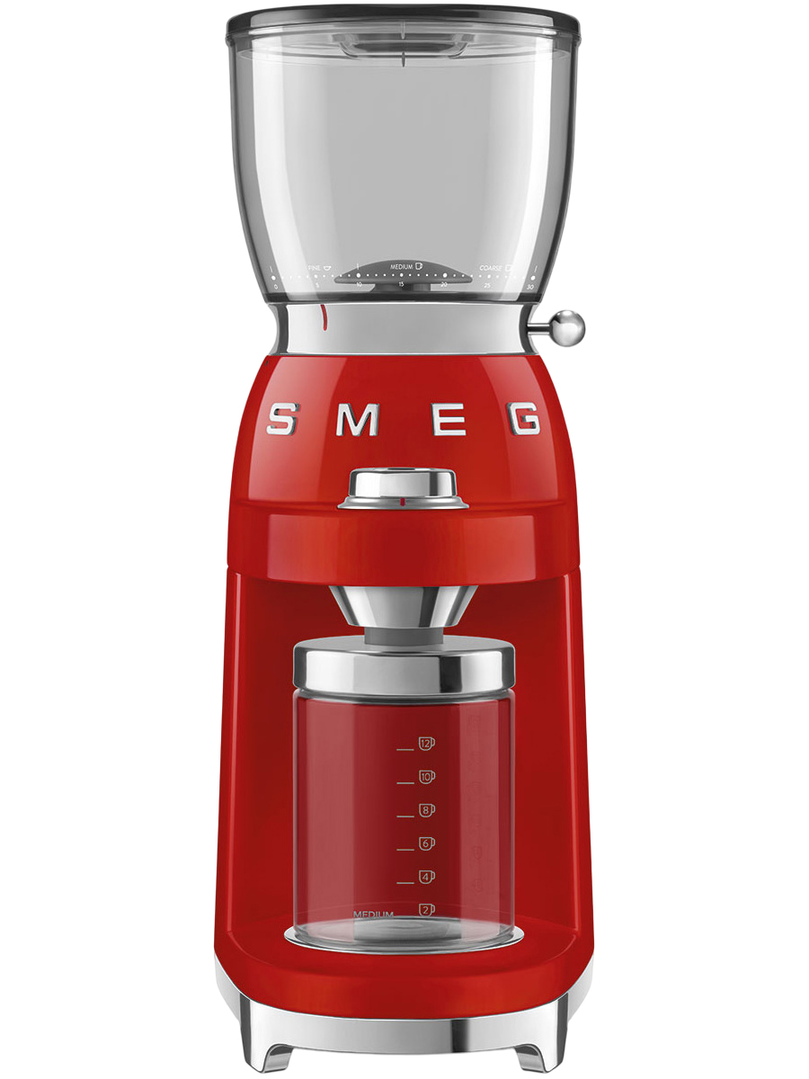 Кофемолка Smeg CGF11RDEU, красный