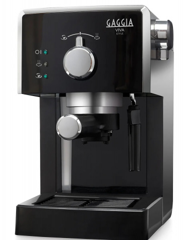 Кофеварка рожковая Gaggia Viva Style Focus AL BLK (RI8433/11), черный