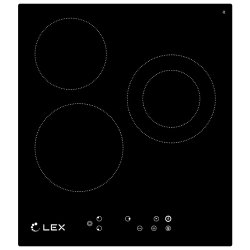 Варочная панель электрическая LEX EVH 431 BL, черный