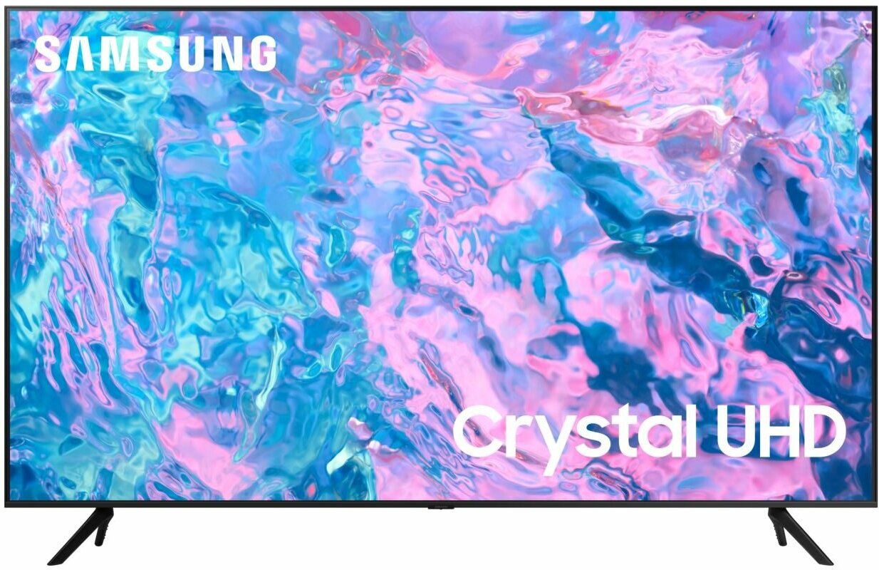 Телевизор Samsung CU7100 (UE43CU7100UXRU), черный