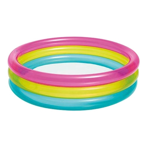 Детский бассейн Intex Rainbow Three Ring 57104