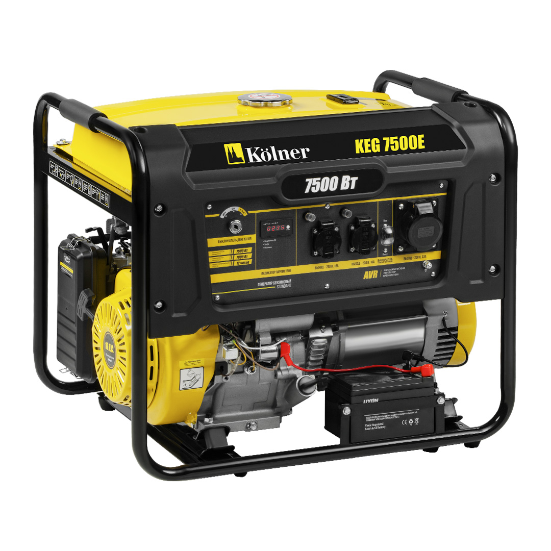 Генератор бензиновый Kolner KEG 7500E