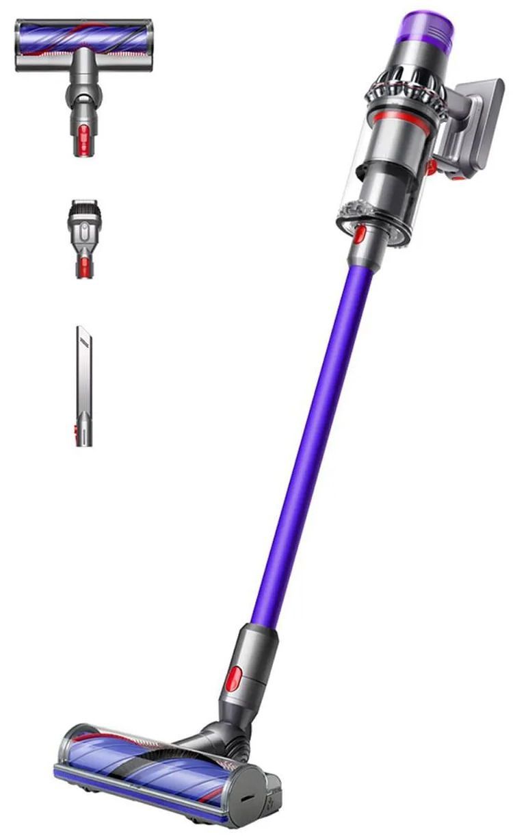 Пылесос вертикальный Dyson V11 Advanced (479333-01), никель/фиолетовый