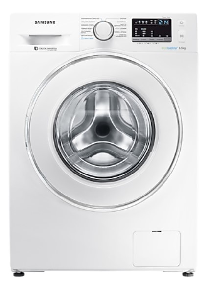 Стиральная машина  фронтальная SAMSUNG WW65J42E0JWDLP белый (пар)