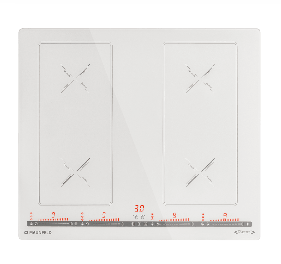 Варочная панель индукционная Maunfeld CVI594SB2WHA Inverter, белый
