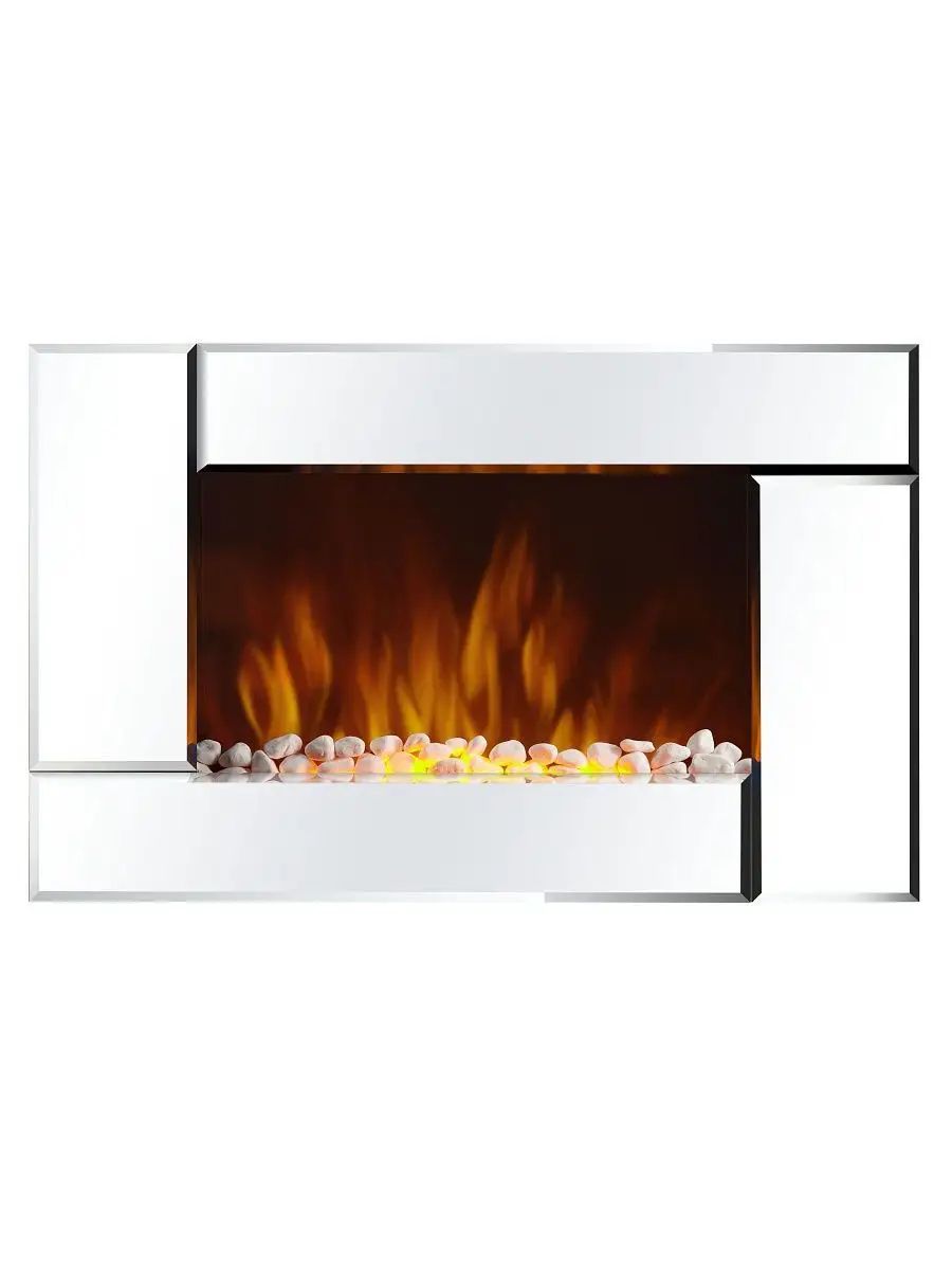 Камин электрический Electrolux EFP/W-2000S, серебристый