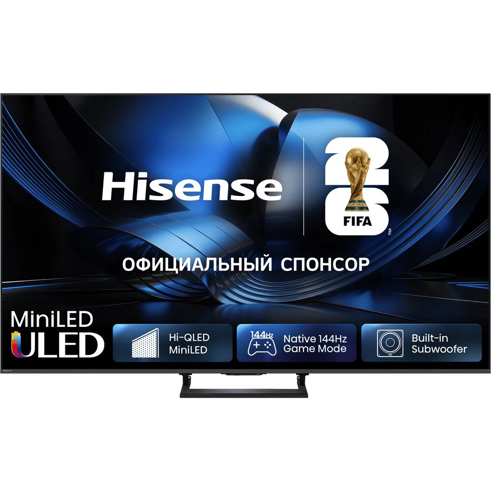 Телевизор Hisense 85U7S, черный