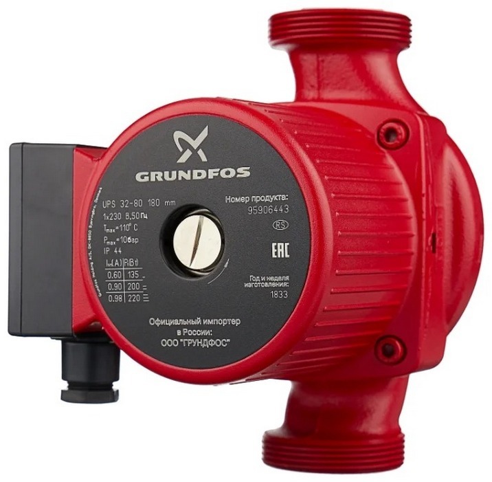Насос циркуляционный Grundfos UPS 32-80 (95906443)