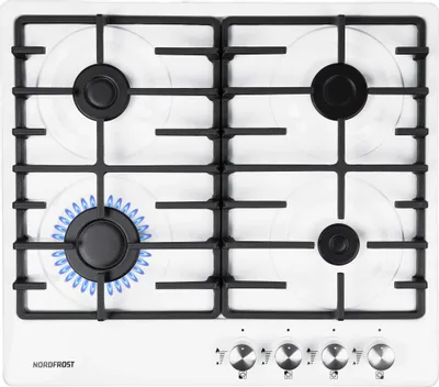 Варочная панель газовая NORDFROST HS 6041 W, белый