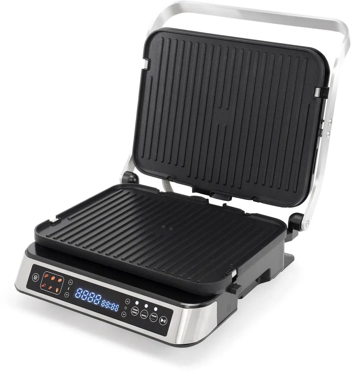 Гриль электрический VITEK VT-PG5515, черный/нержавеющая сталь