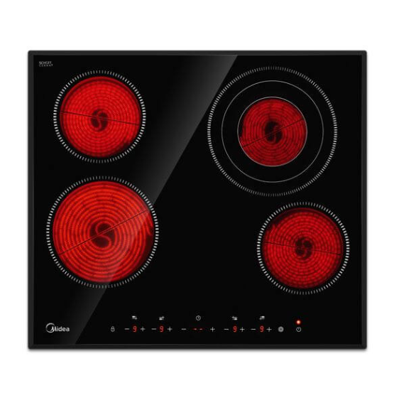 Варочная панель электрическая MIDEA MCHF645, черный