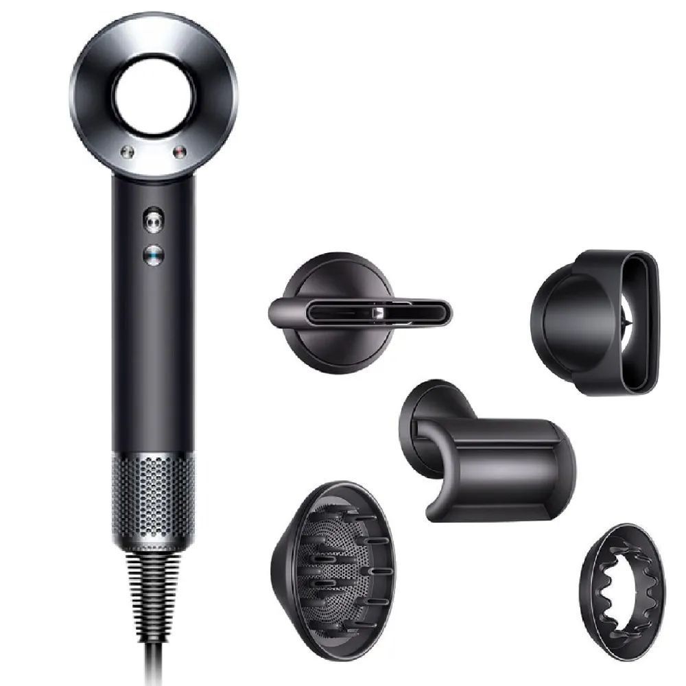 Фен Dyson Supersonic HD07, черный/никель