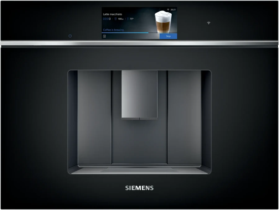 Кофемашина автоматическая встраиваемая Siemens CT718L1B0, черный