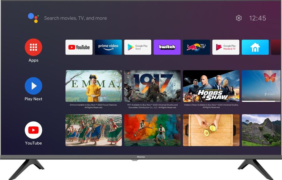 Телевизор Hisense 43A5730FA черный