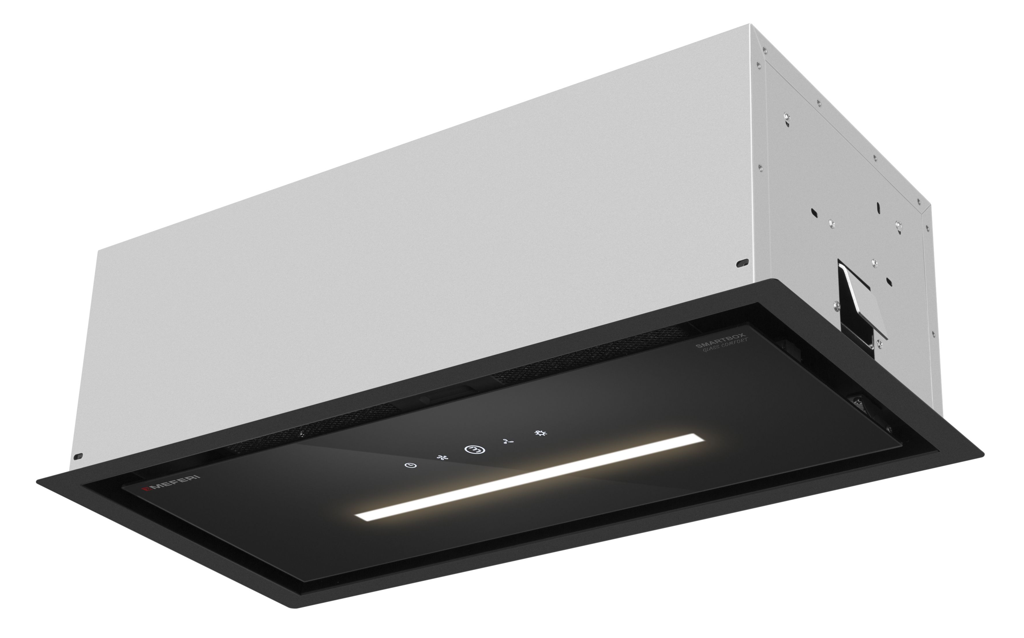 Вытяжка встраиваемая Meferi SMARTBOX60BK GLASS COMFORT, черный