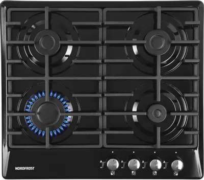Варочная панель газовая NORDFROST HS 6041 B, черный