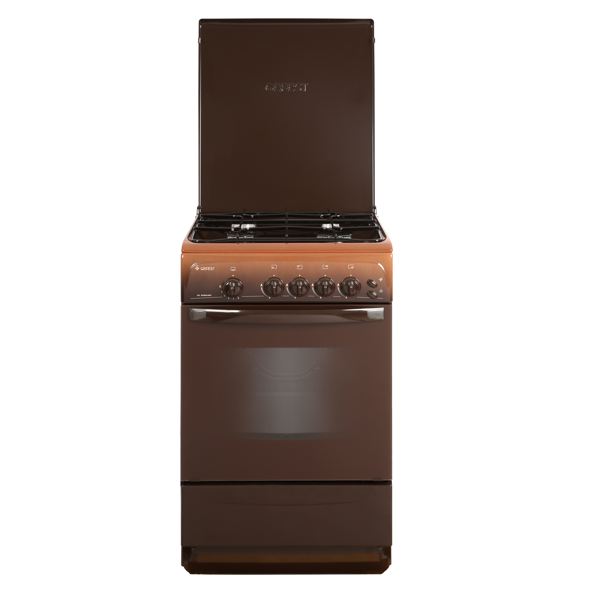 Плита газовая GEFEST GC 532 E4 BR, коричневый