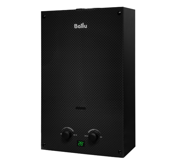 Водонагреватель проточный газовый Ballu GWH 10 Fiery Glass Carbon