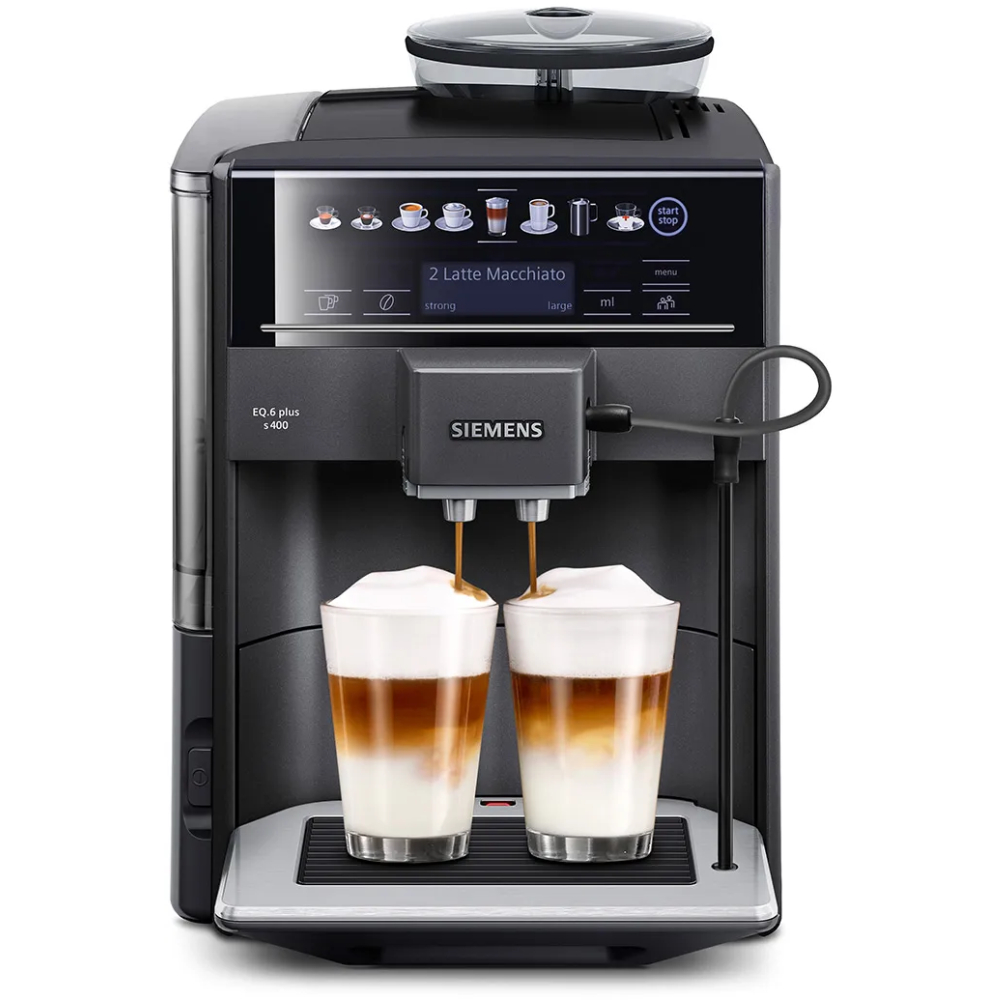 Кофемашина автоматическая Siemens EQ.6 plus s400 TE654319RW, черный